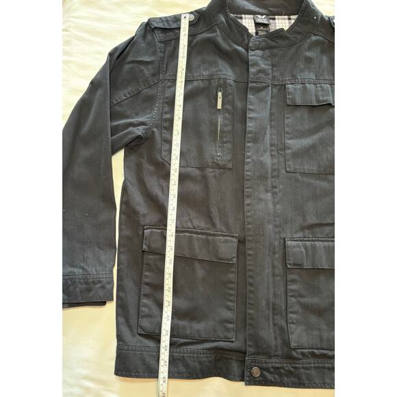 Shawn White Boys/Teen Large Utility/Barn Jacket Black Pockets Covered Zipper - Picture 6 of 9